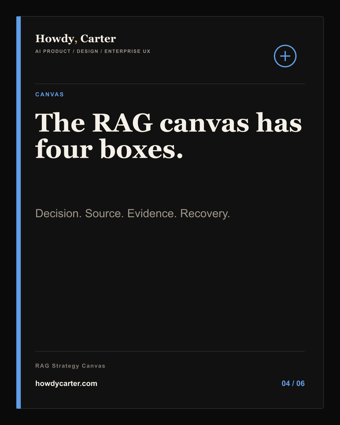 RAG Is Not a Product Strategy carousel slide 4