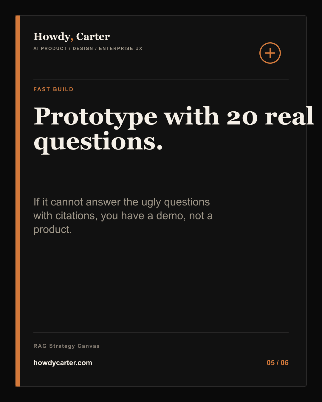 RAG Is Not a Product Strategy carousel slide 5